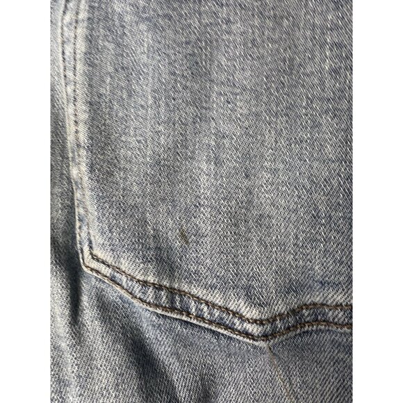 BKE Mom Jean High Rise Light Wash Destroyed Distressed Sz 26 X 27.5 - Picture 11 of 13
